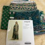 Sapphire 3pc light Khaddar suit