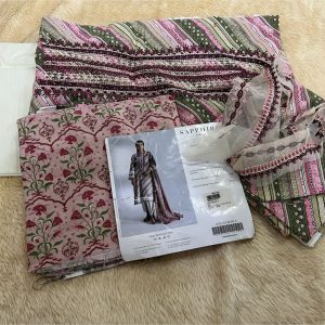 Sapphire Khaddar Embroidered Unstitched 3Pc