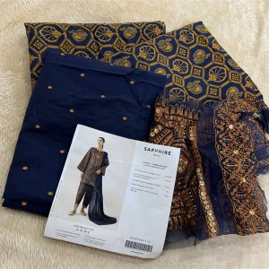 Sapphire Khaddar Embroidered Unstitched 3Pc