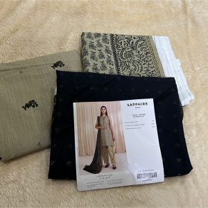 Sapphire Khaddar Unstitched 3Pc